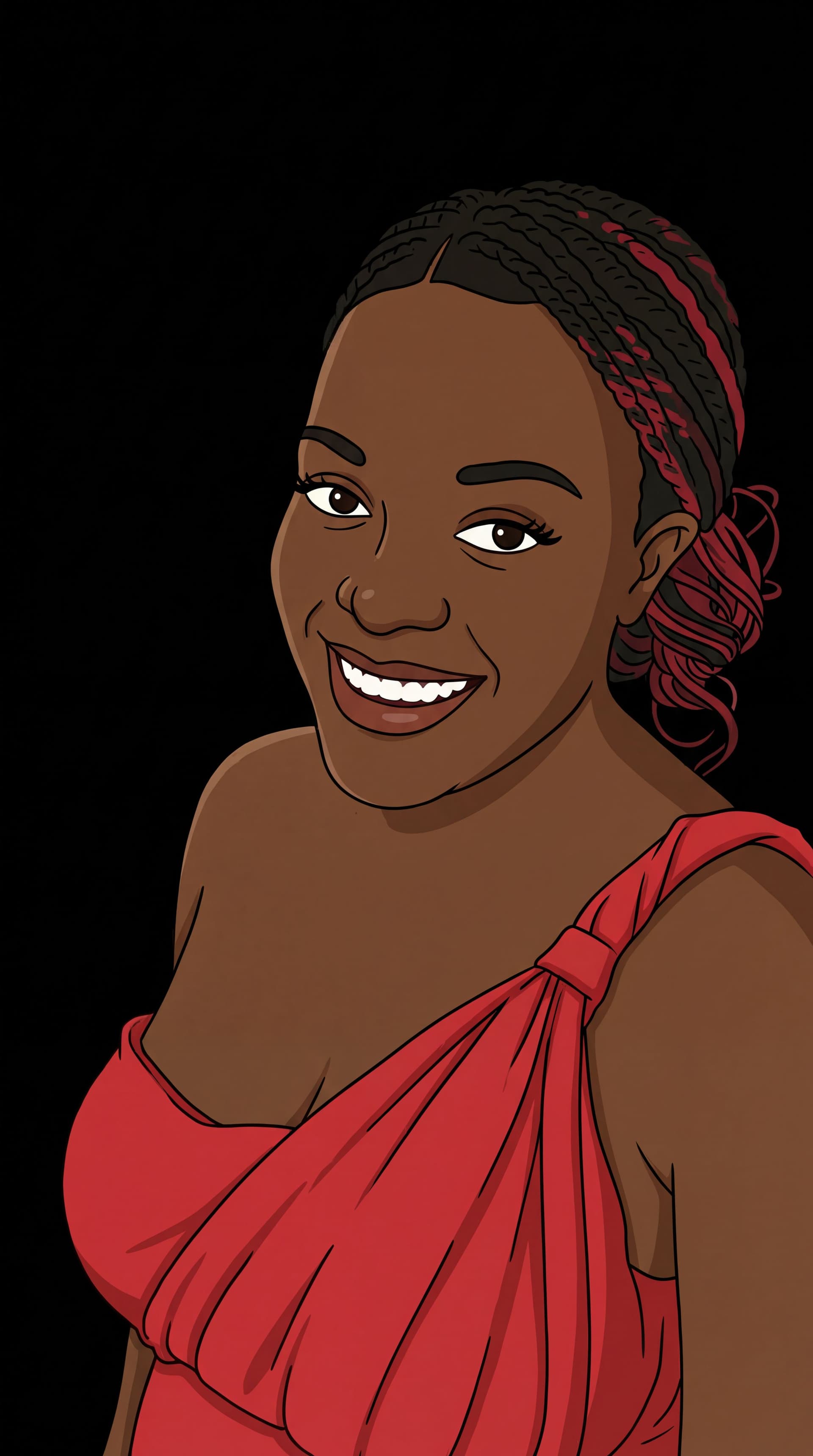AI generated: make the character as in second image.