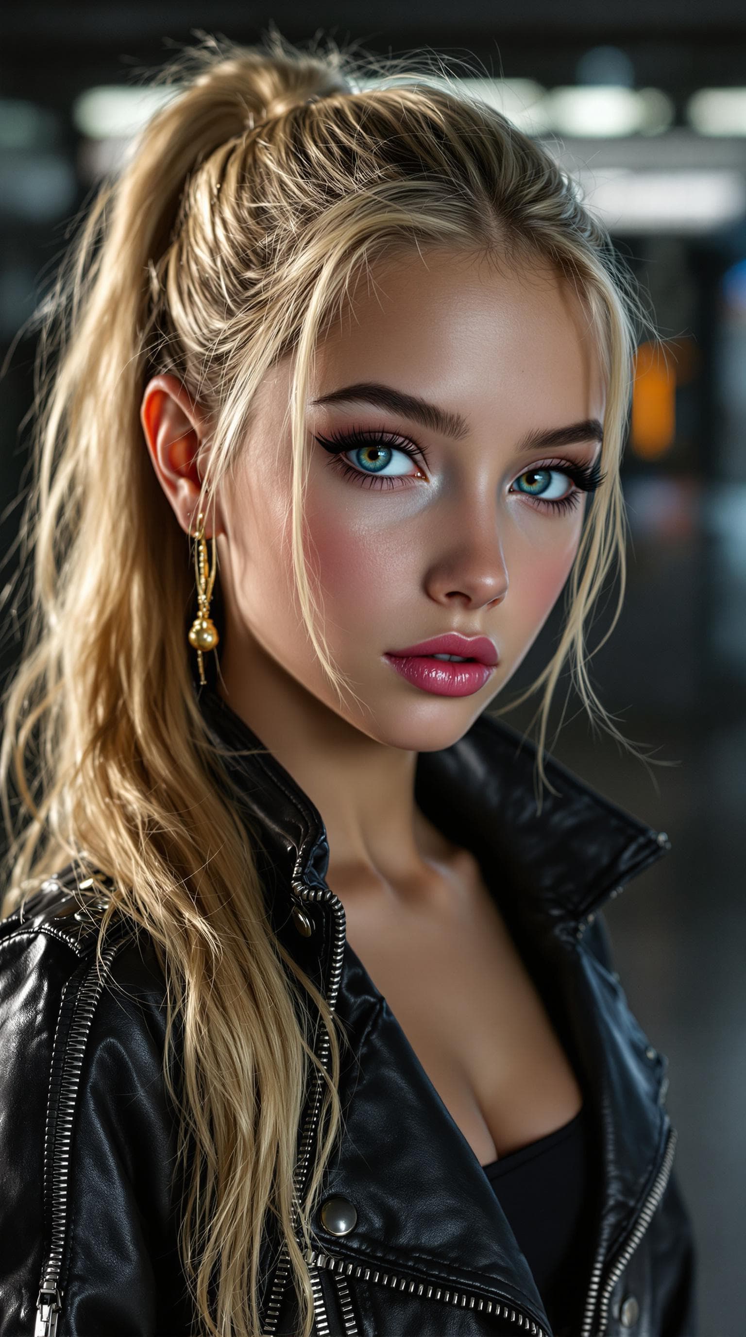 AI generated: a professional photo of a exceptionally beautiful girl in the world (age 11), (eleven year old), hig...
