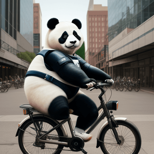 AI generated: highly detailed, photo, sharp details, realistic, 4K, RAW photo, chubby panda, astronaut, buy, frien...