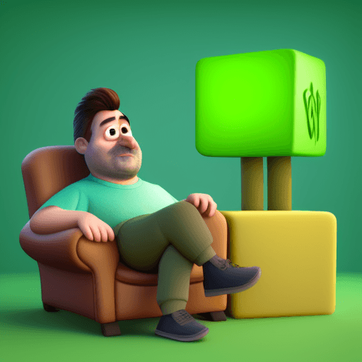 AI generated: “Create a 3D illustration of a Pixar animated character relaxed in a cozy environment, the character...