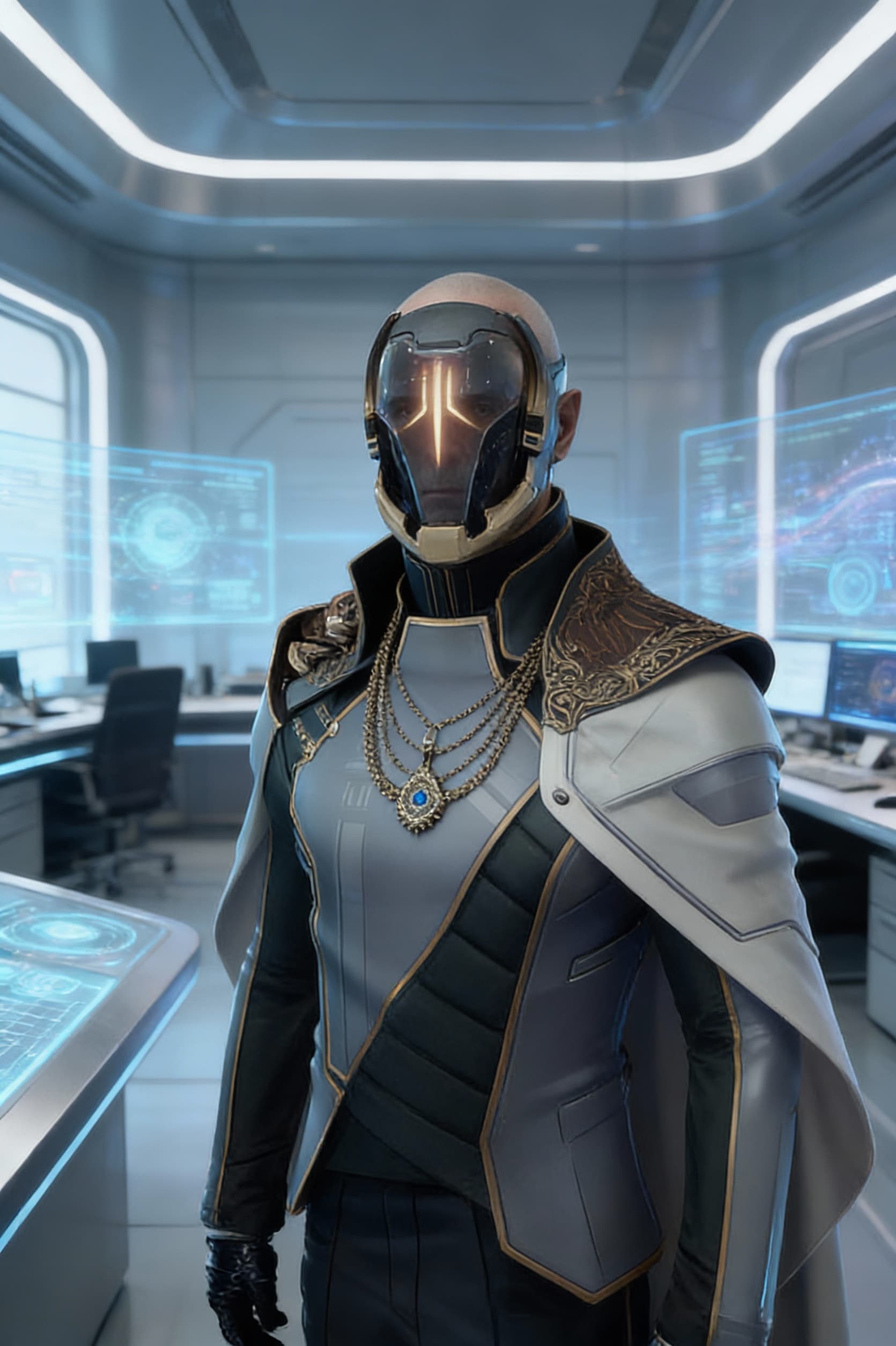 AI generated: Create a visual of the 

First Aqu’ottor Prime of the Galaxial Vora’di Universal Academia
Complete h...