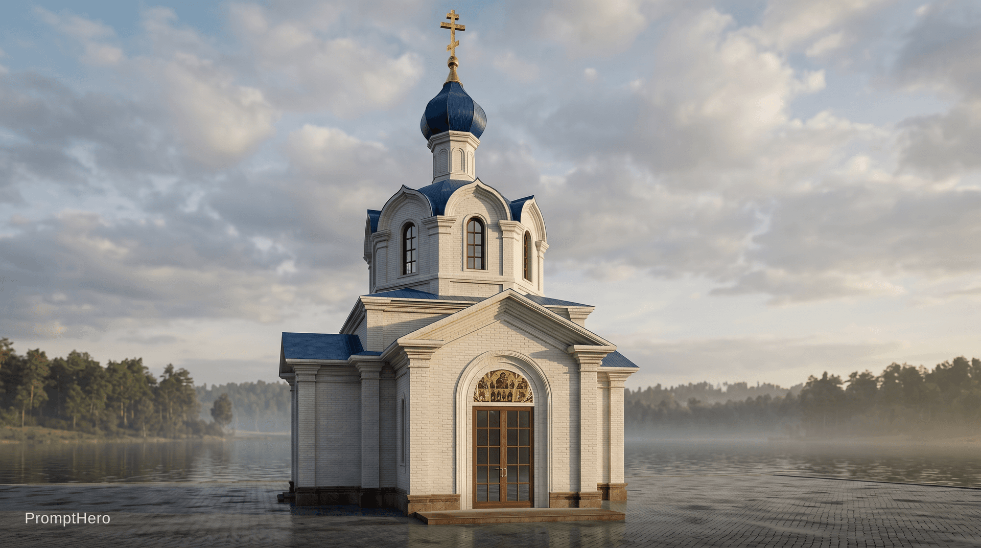 AI generated: улучши фото, не менять геометрию здания