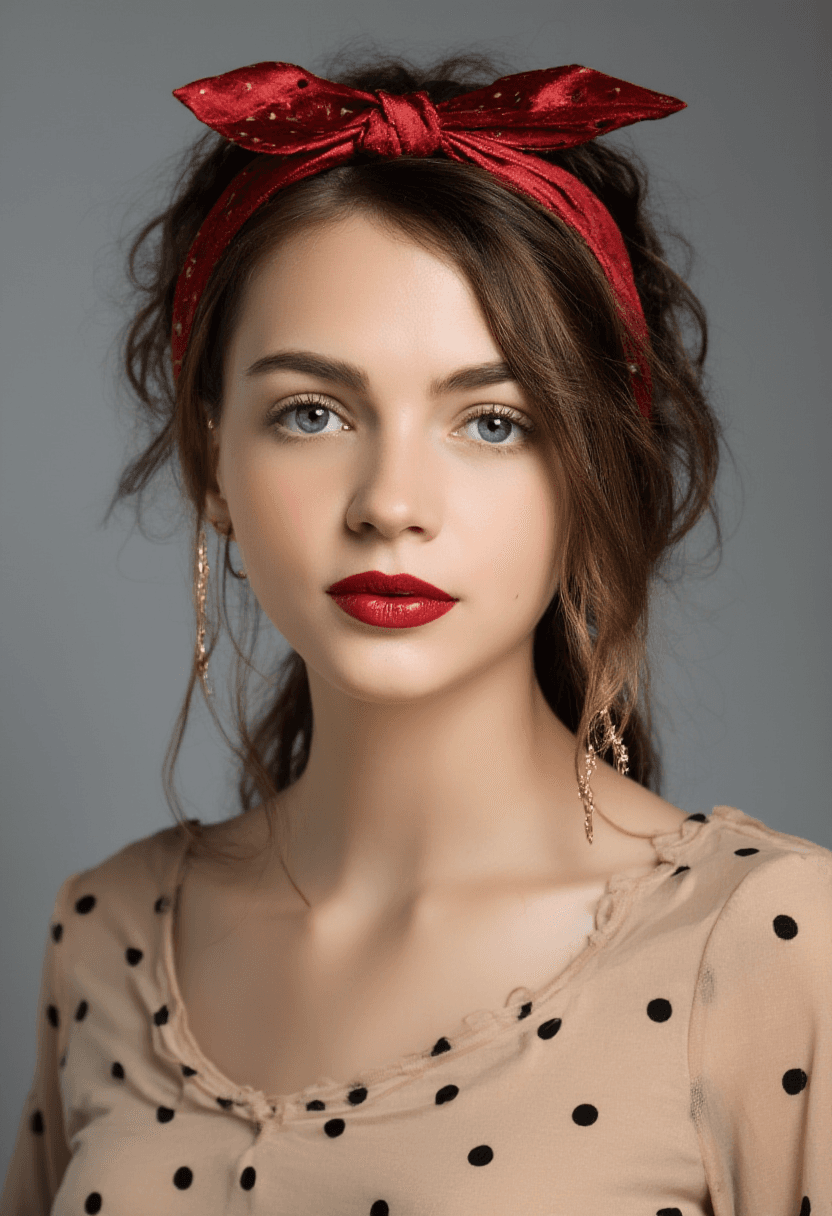 AI generated: Create a highly detailed, photorealistic portrait of a fit adult woman with striking blue eyes, styl...