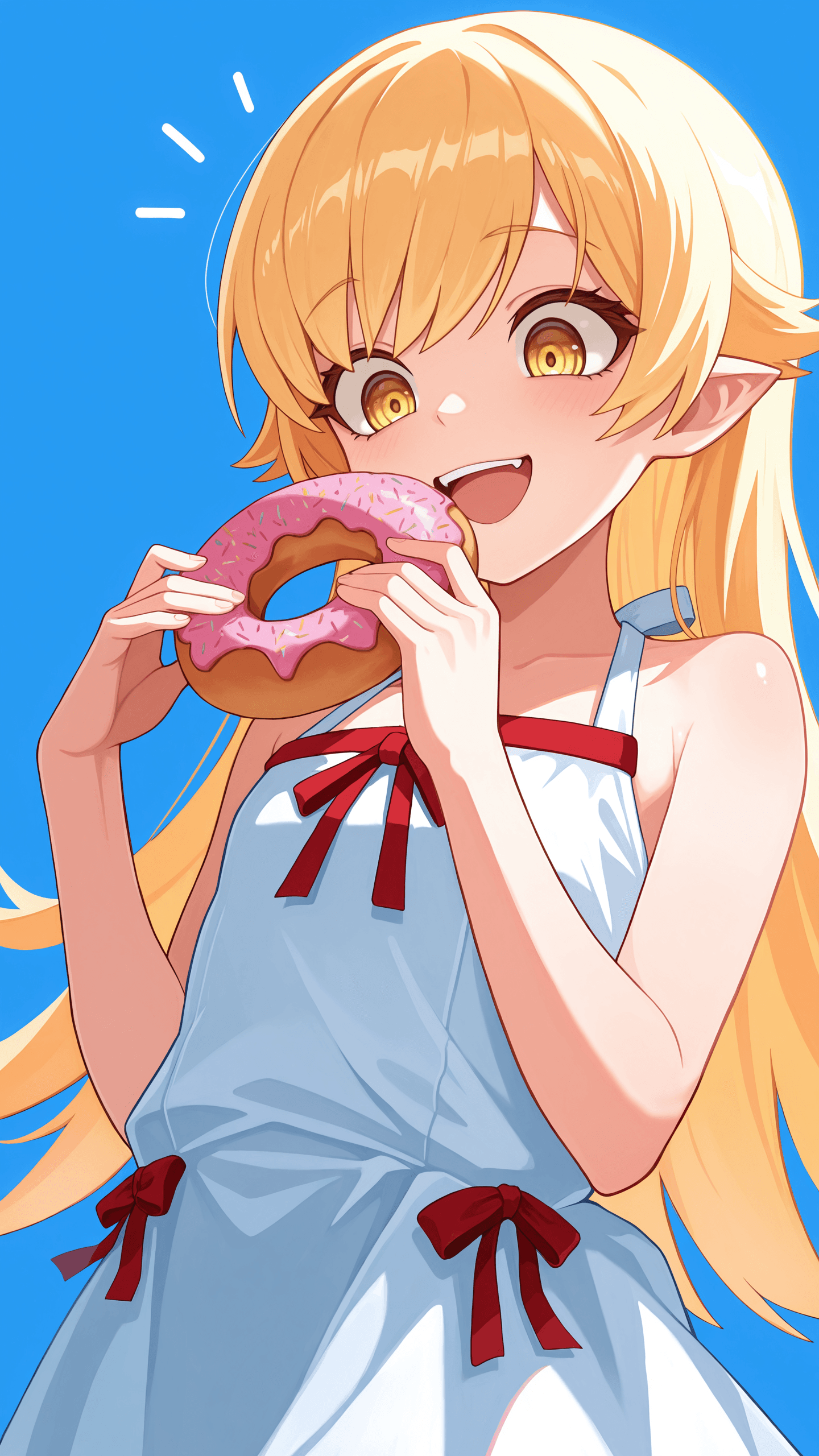 Oshino Shinobu & Kiss-Shot - Bakemonogatari (IllustriousXL)