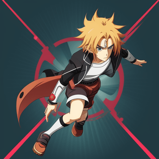 AI generated: Anime logo videojuego tyron