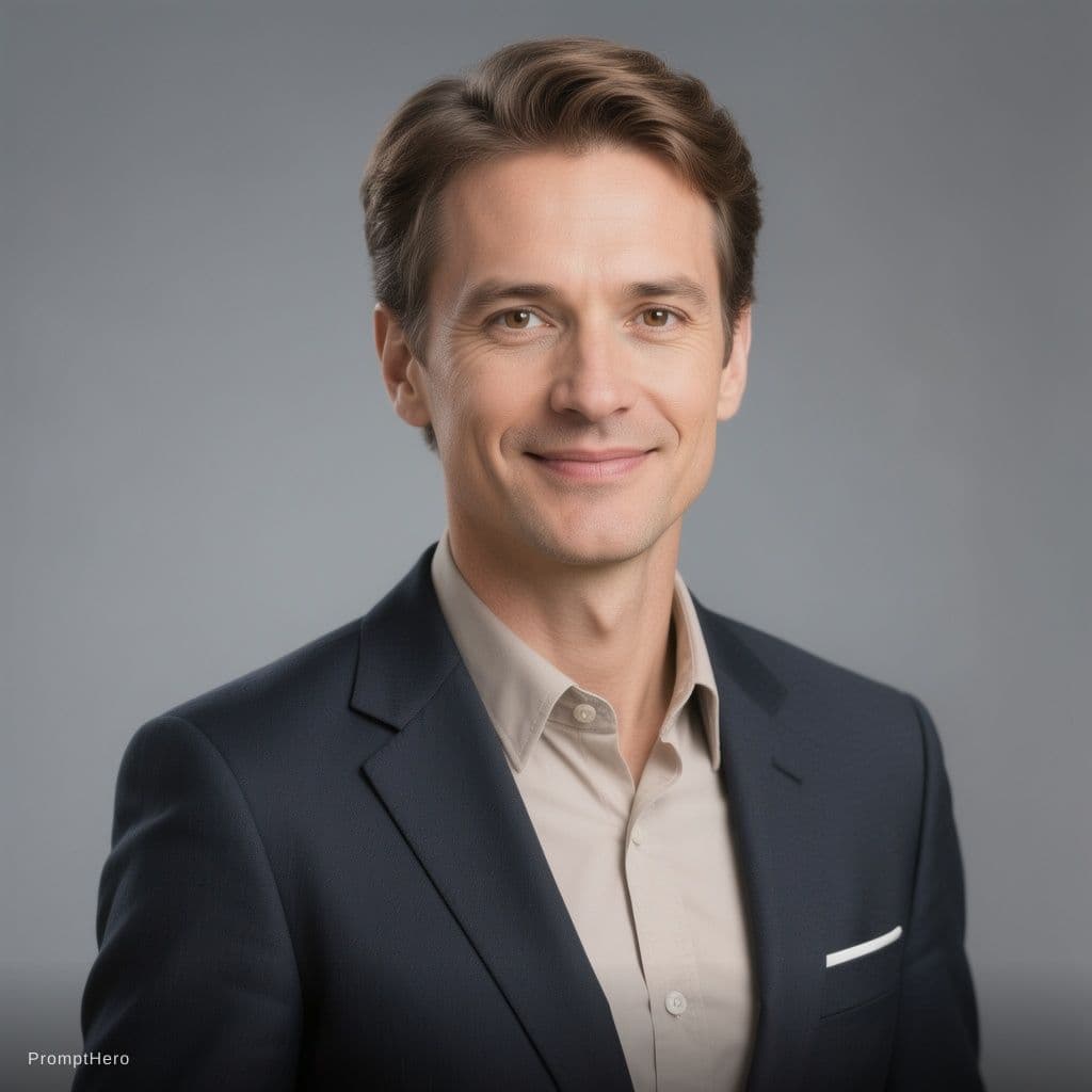 AI generated: Create a photorealistic, high-resolution corporate headshot
of the individual from the provided ima...
