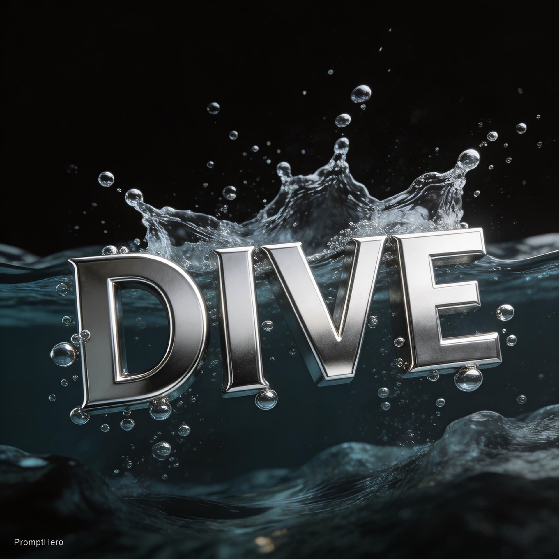 AI generated: high-speed macro photography, vertical split, underwater focus, Hasselblad H6D-100c, 100mm macro len...