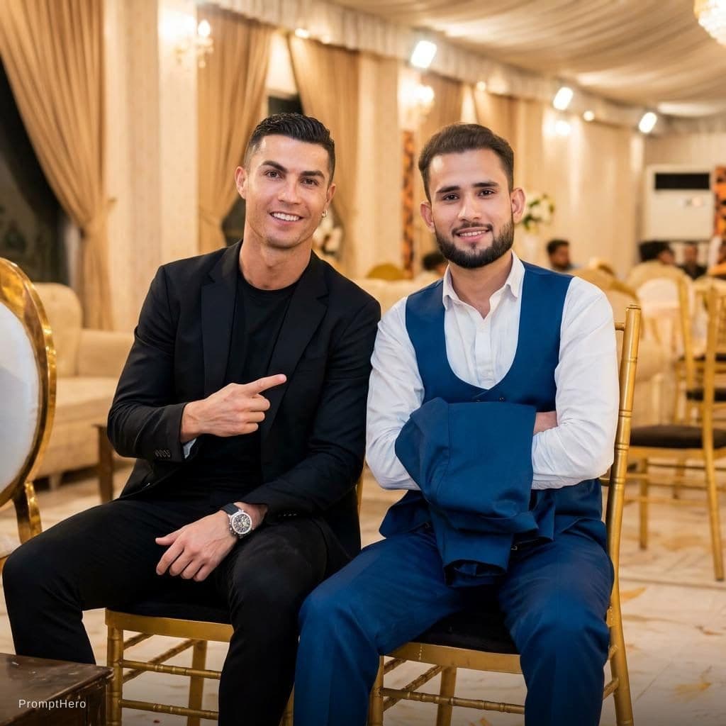 AI generated: مع رونالدو 