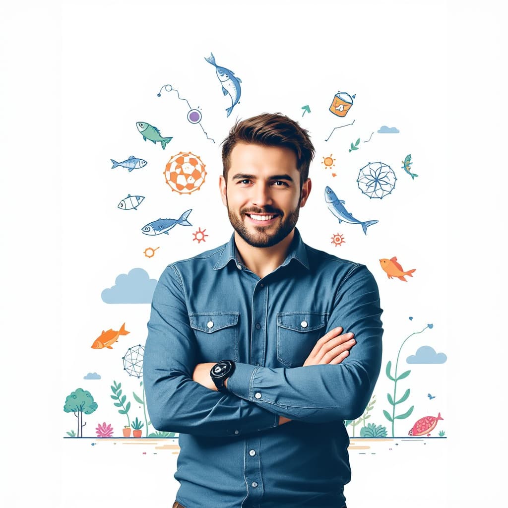 AI generated: necesito un fondo para linkedin que evoque la idea de que en el perfil es especialista  en gestión d...
