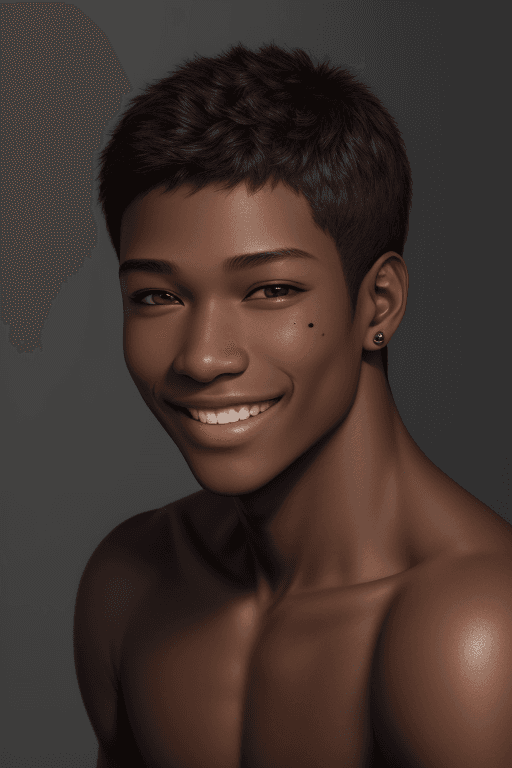 AI generated: ((photorealistic):1.1), (raw, 8k:1.2), (textured skin, skin pores:1.2), (moles:0.8), (imperfect skin...