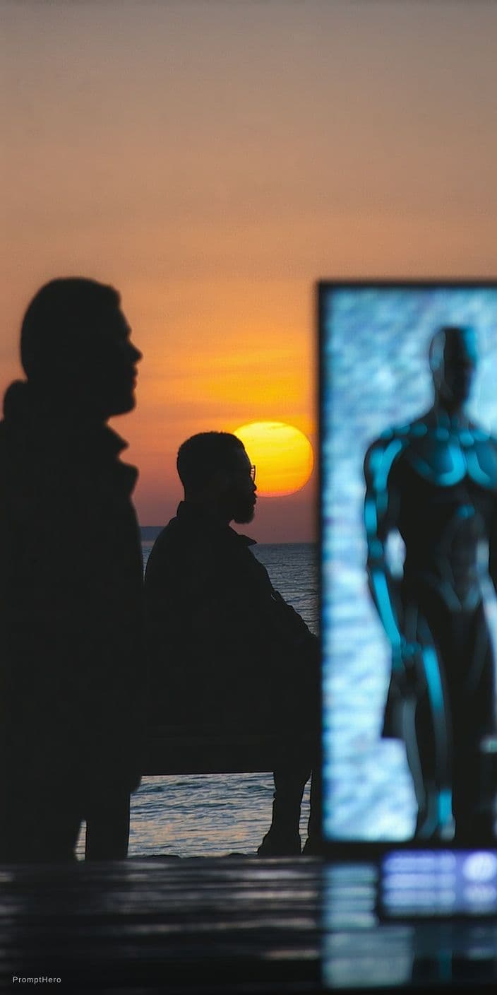 AI generated: Naked man 