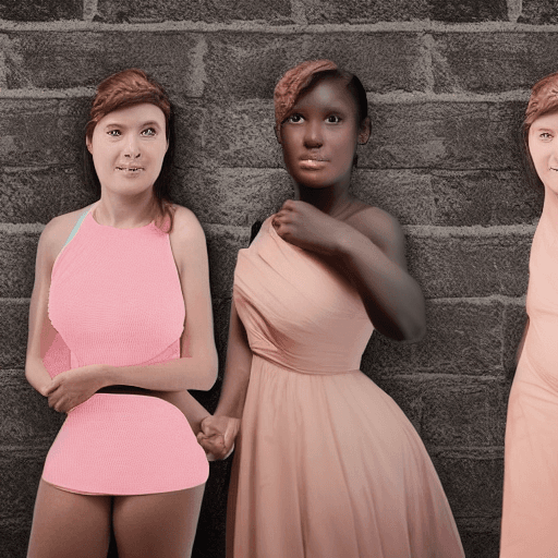 AI generated: Because midjourney doesn't know that that's your sister
It filters images based on colours and shape...