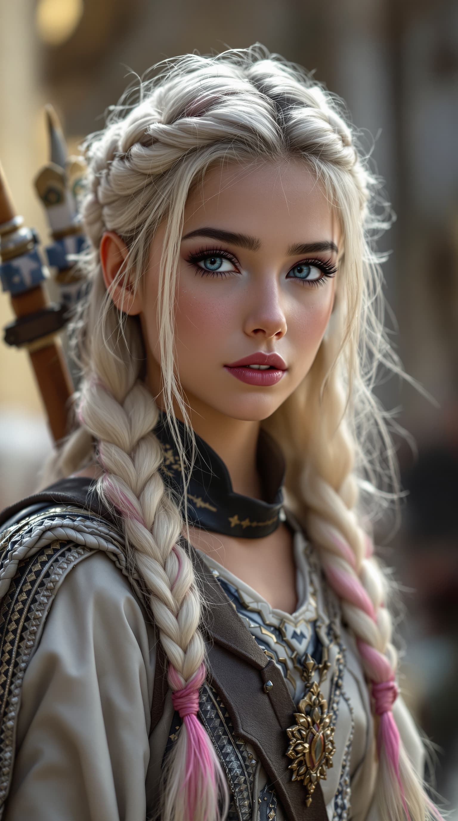 AI generated: A professional photograph capturing one of the most beautiful fourth-grade Swedish girls in the worl...