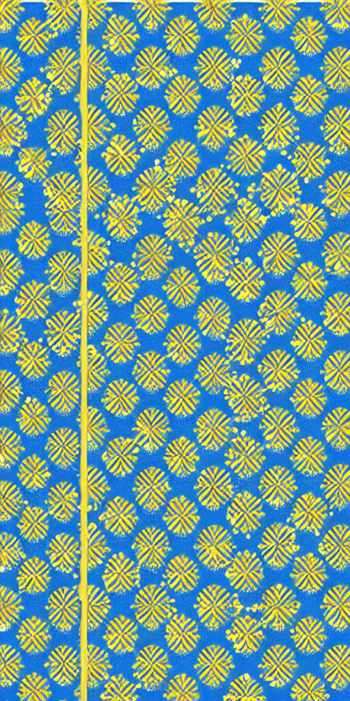 AI generated: christmas gold-blue pattern 