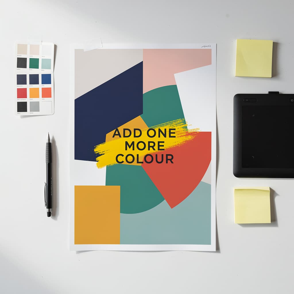 AI generated: INCORPORATE 1 MORE DYNAMIC COLOUR