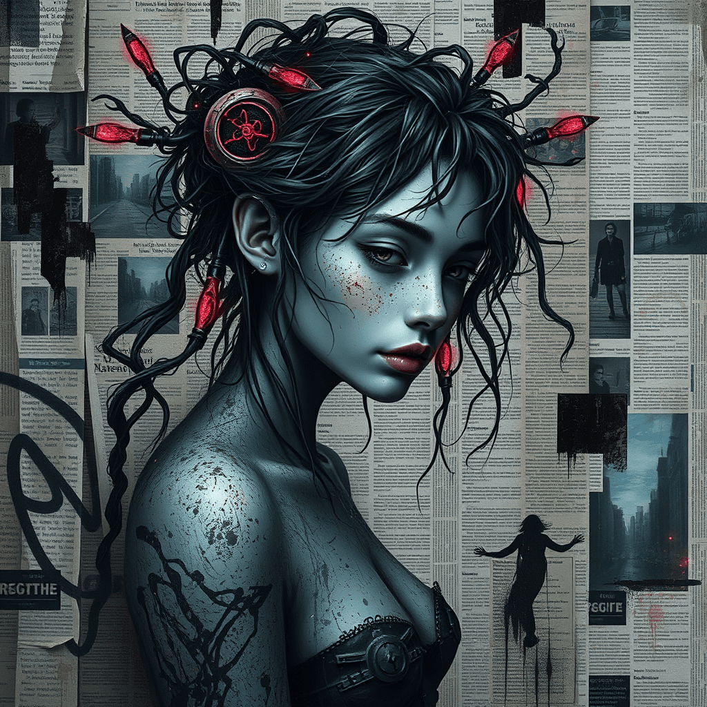 AI generated: Ink & Mystery The Enigmatic Presence