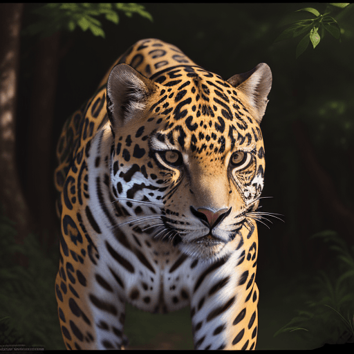 AI generated: hyper-realistic photo, jaguar in the wild, close-up, in the style of nature photography, photo-reali...