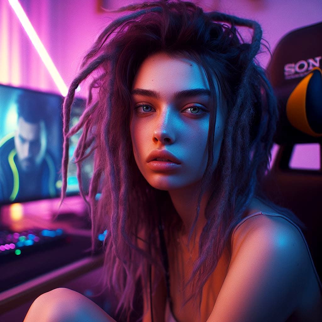 AI generated: Hyper realistic portrait, masterpiece, 85mm, f3.6 Sony Lens, dynamic angle, beautiful teen girl, imp...