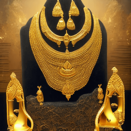 AI generated: Gold vaddanam