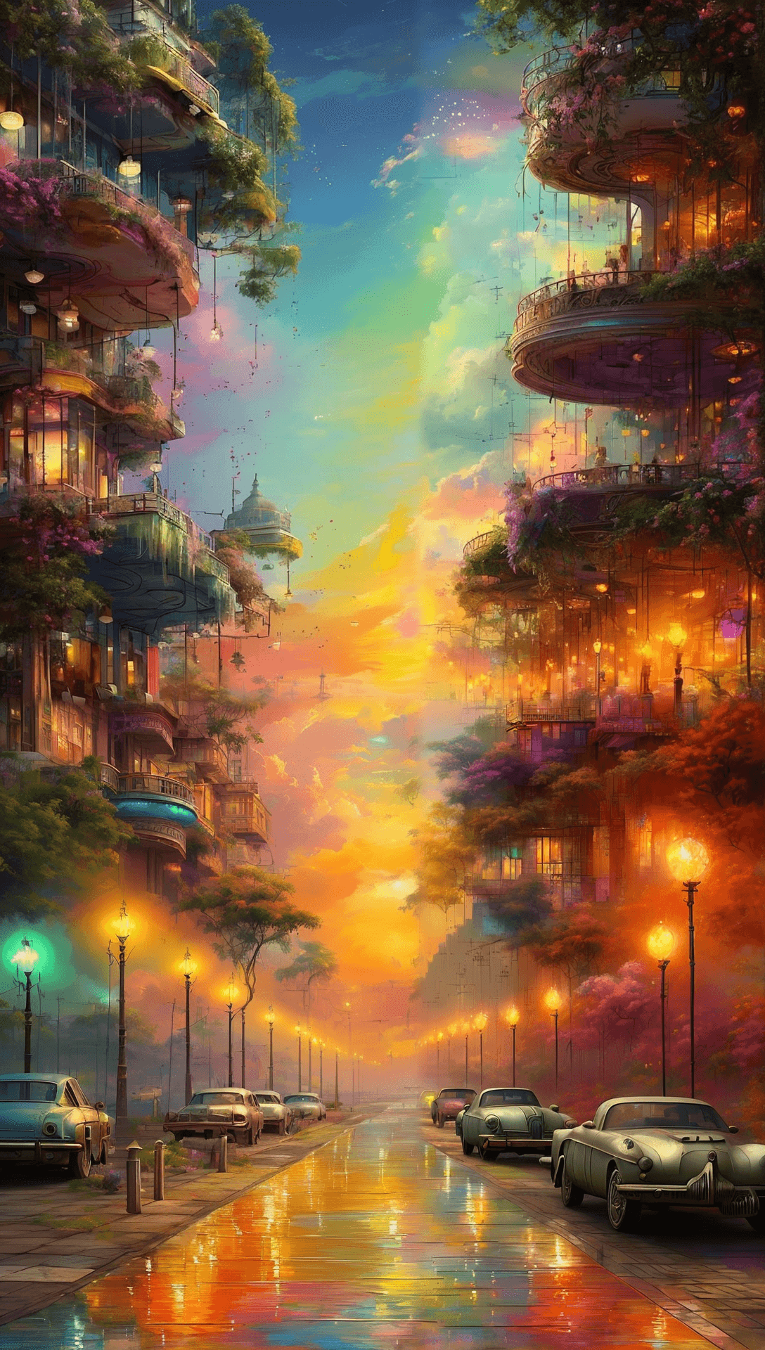 AI generated: Compose a visual sonnet that captures the ephemeral beauty of technicolor memories. Instruct the AI ...