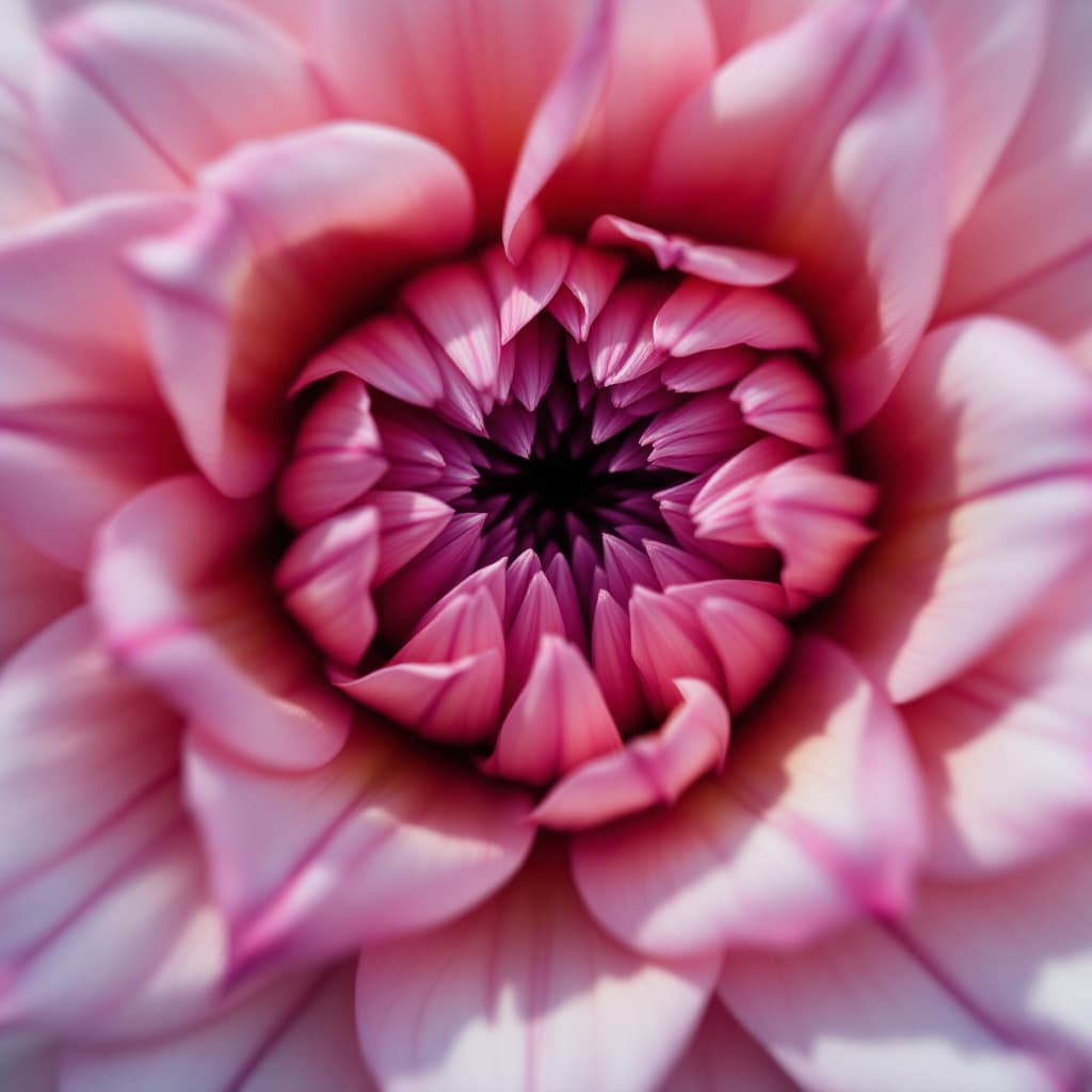 AI generated: Close-up of a delicate flower with detailed petals and vibrant colors, captured in the close-up phot...