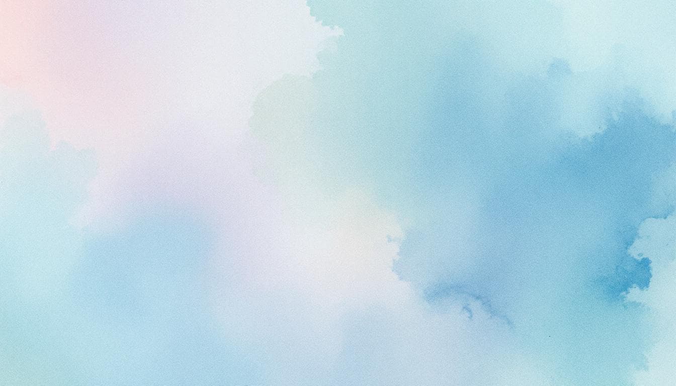 AI generated: Flat watercolor wash texture — soft gradients, subtle paper grain, gentle brush strokes, pale muted ...