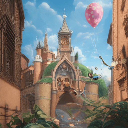 AI generated: An image of a happy cartoon andres, Pixar style,, perfect composition, beautiful detailed intricate ...