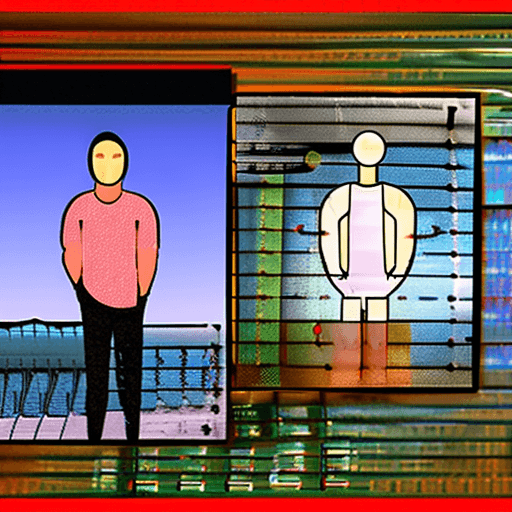 AI generated: a tall man, a short man and an average woman. 
