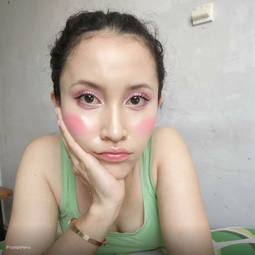 AI generated: piny girl