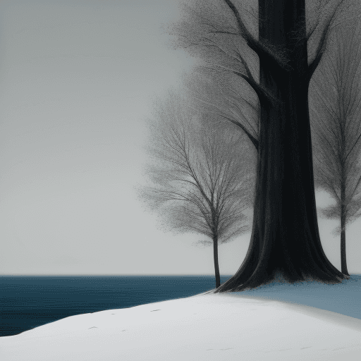 AI generated: solitude --ar 1:2 --stylize 750