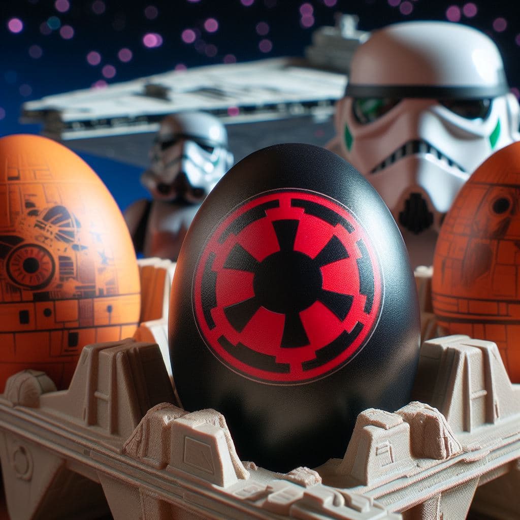 AI generated: Star Wars Easter