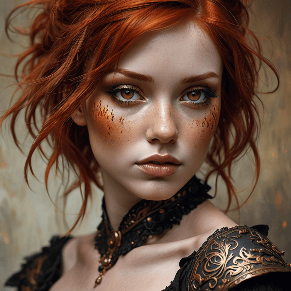 AI generated: fox girl