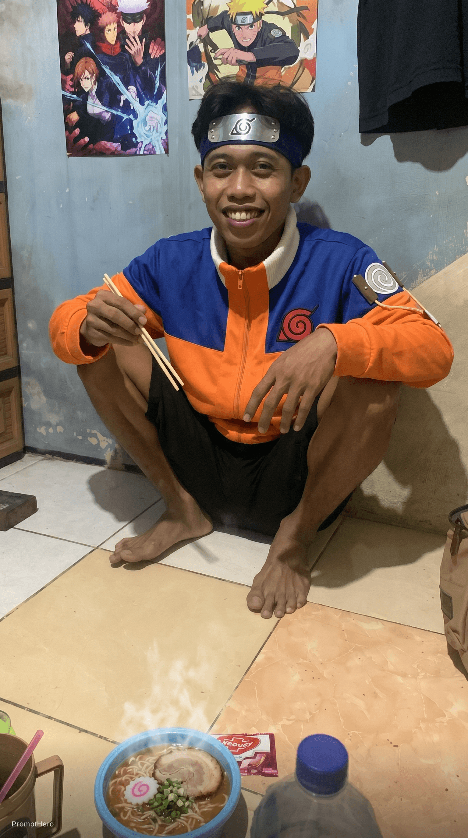 AI generated: Naruto