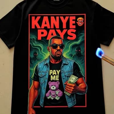 AI generated video: a burning lighter falls on a T-shirt from above and the T-shirt catches fire and burns with flames