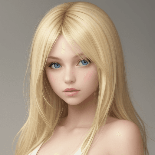 AI generated: Blonde girl
