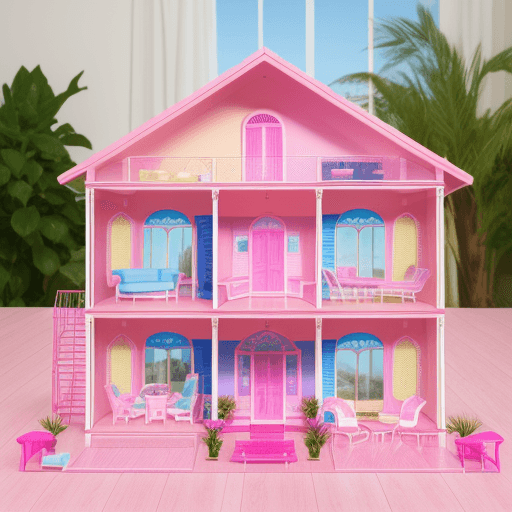 AI generated: Barbie Dream House