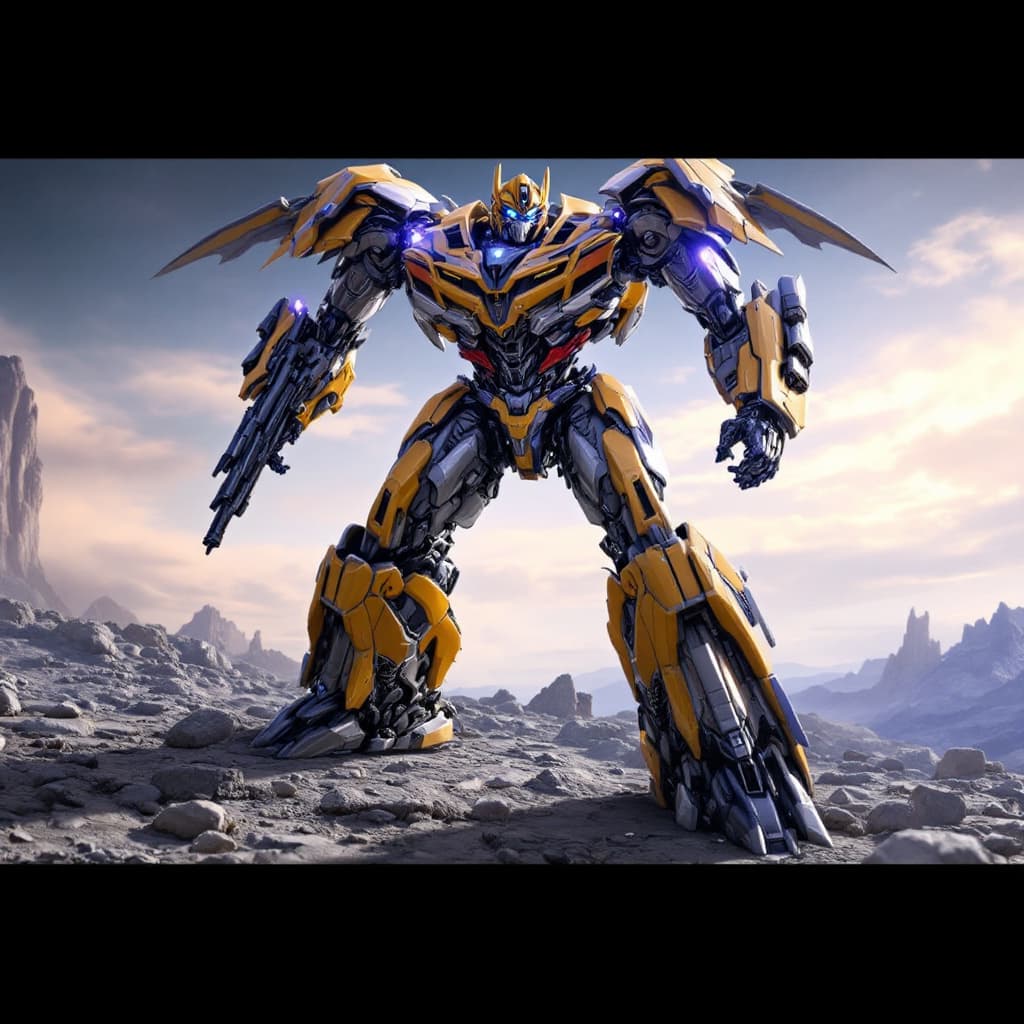 AI generated: transformers, autobot, 3d realistic, change to transformers