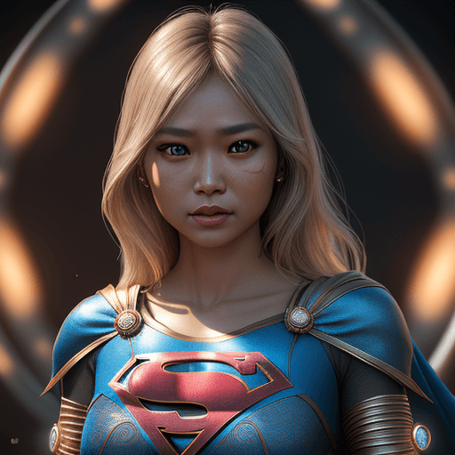 AI generated: woman indonesia supergirl,((ultra realistic details)), portrait, detailed face,global illumination, ...