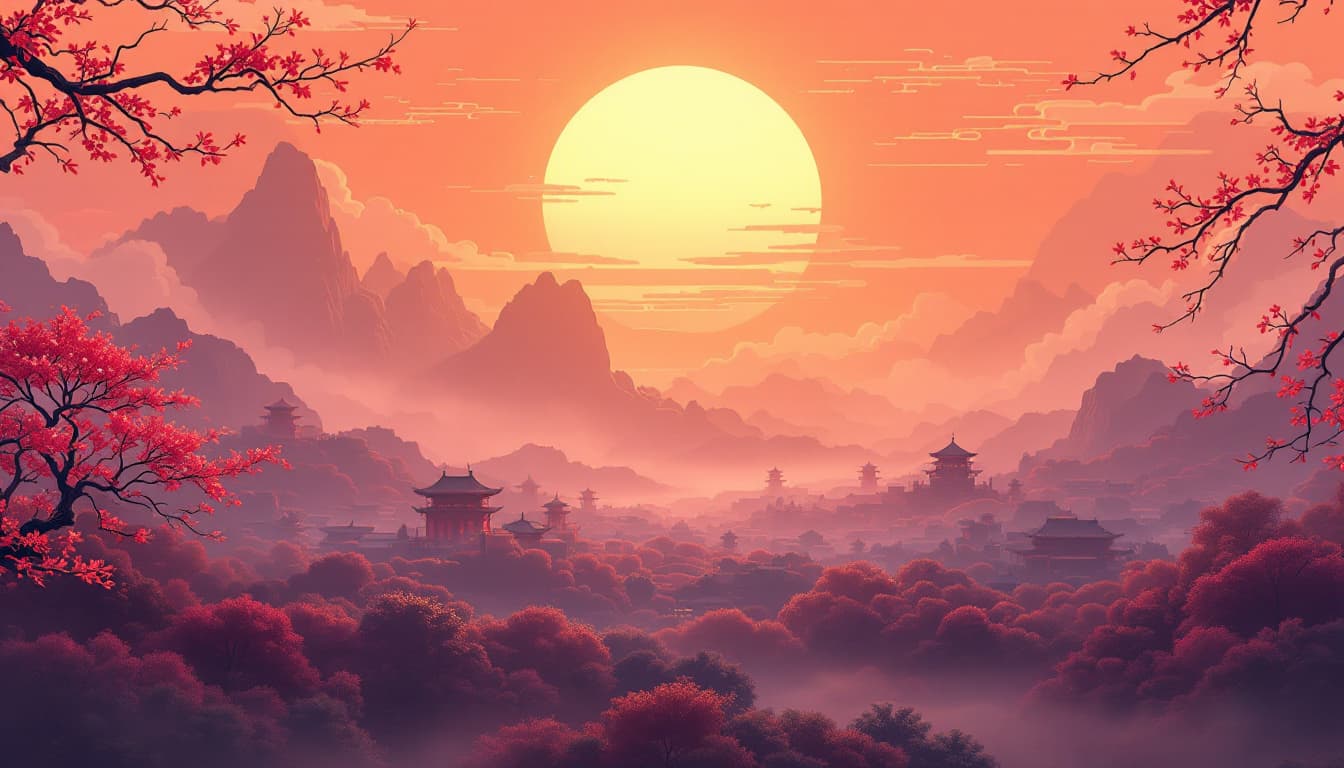 AI generated: chinese style,backgroud