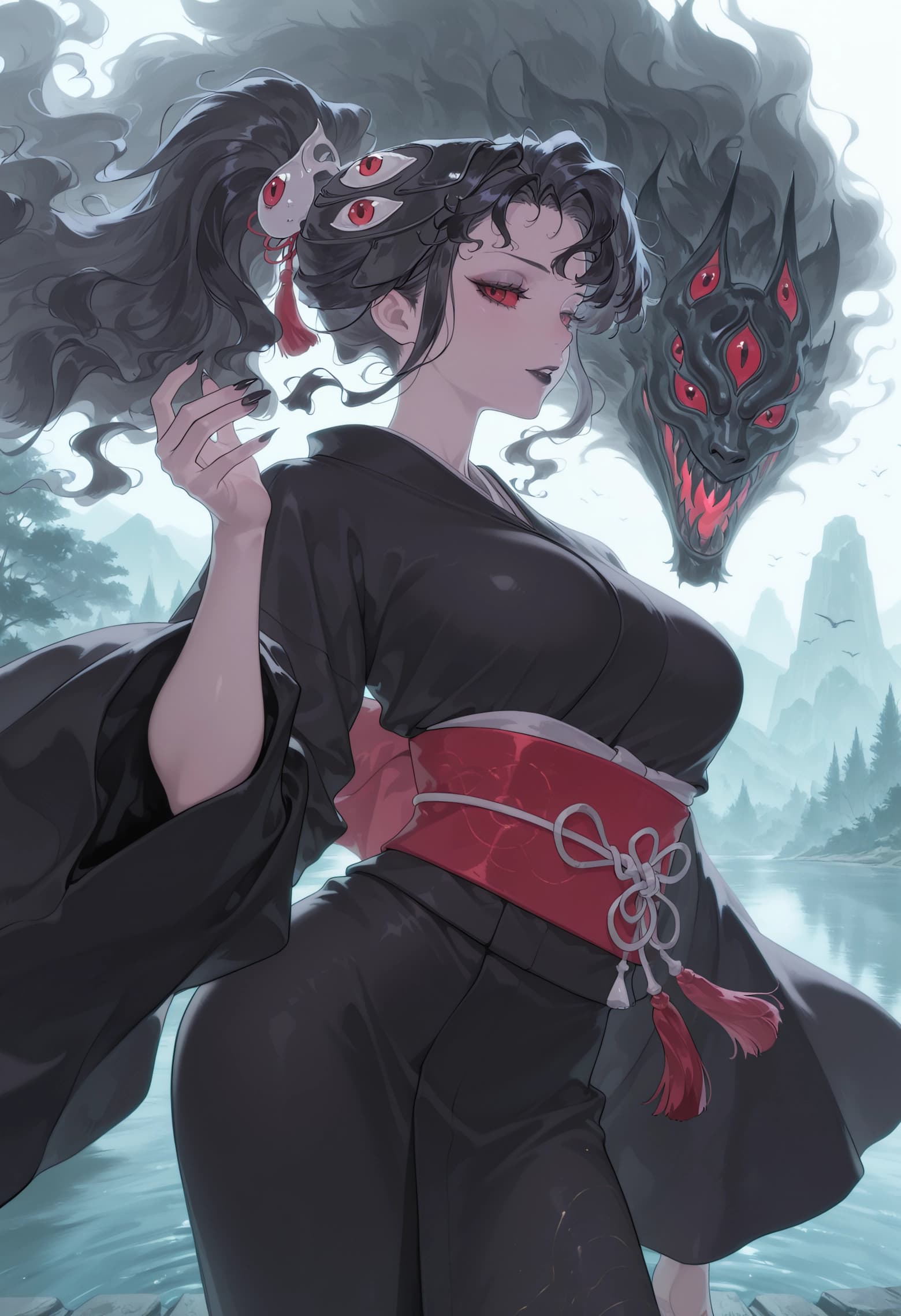 Silver and Blood CG artstyle - Image 1