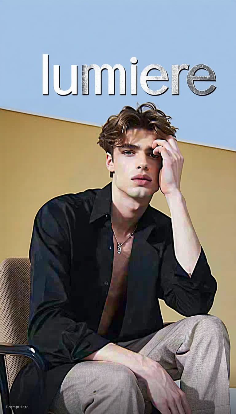 AI generated: A luxury high-fashion magazine cover. Magazine name at the very top in massive elegant serif font re...