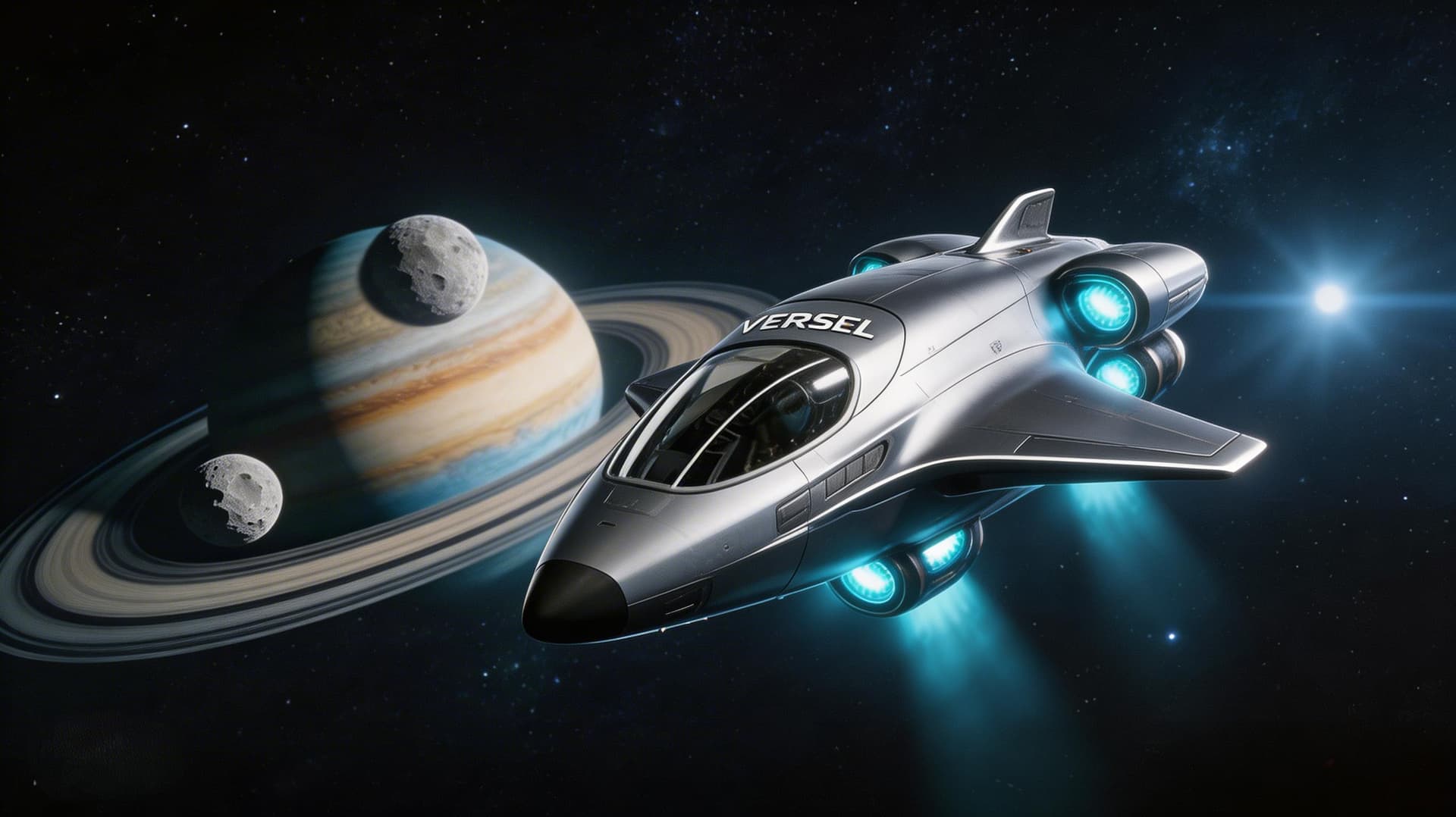 AI generated: Use Reference Images to imagine, in detail, an alien spaceship. Combine and alter specs to create a ...