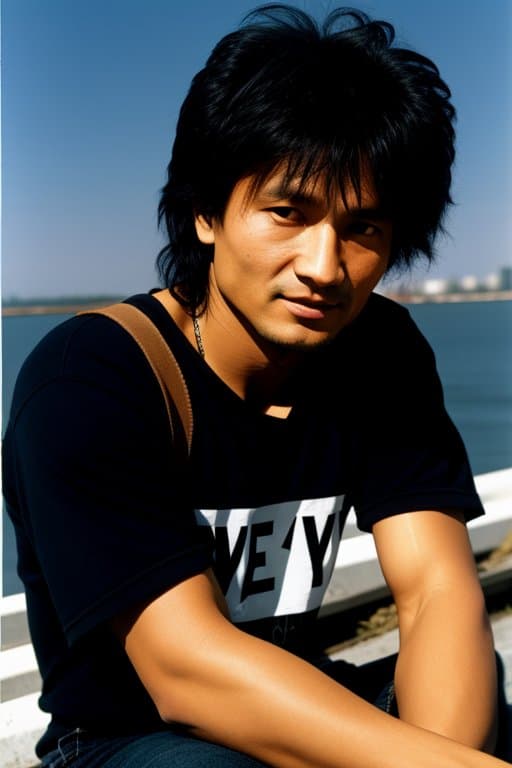 AI generated: Viktor Tsoi
