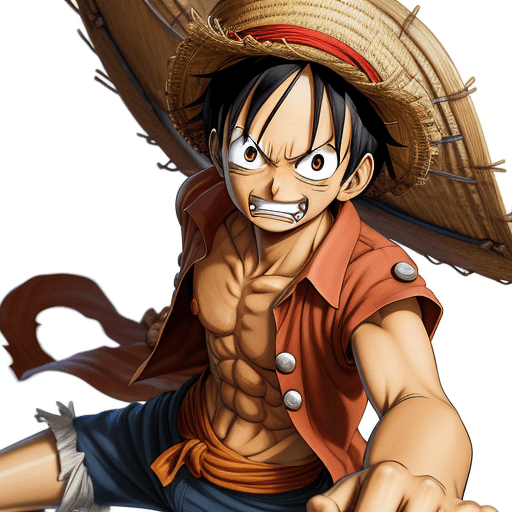 AI generated: luffy 

