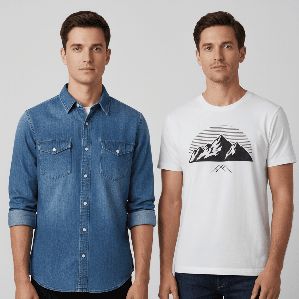 AI generated: ponle la camisa a los dos