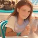 AI generated: mid shot, dynamic angle, girl drinking coffee at a cafe in st tropez, south of france, 