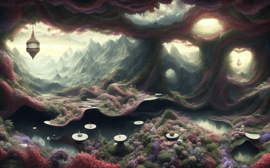 AI generated: a beautiful scenery, digital rendering, trending on pixiv fanbox, , , masterpiece , scene, hypnotic,...
