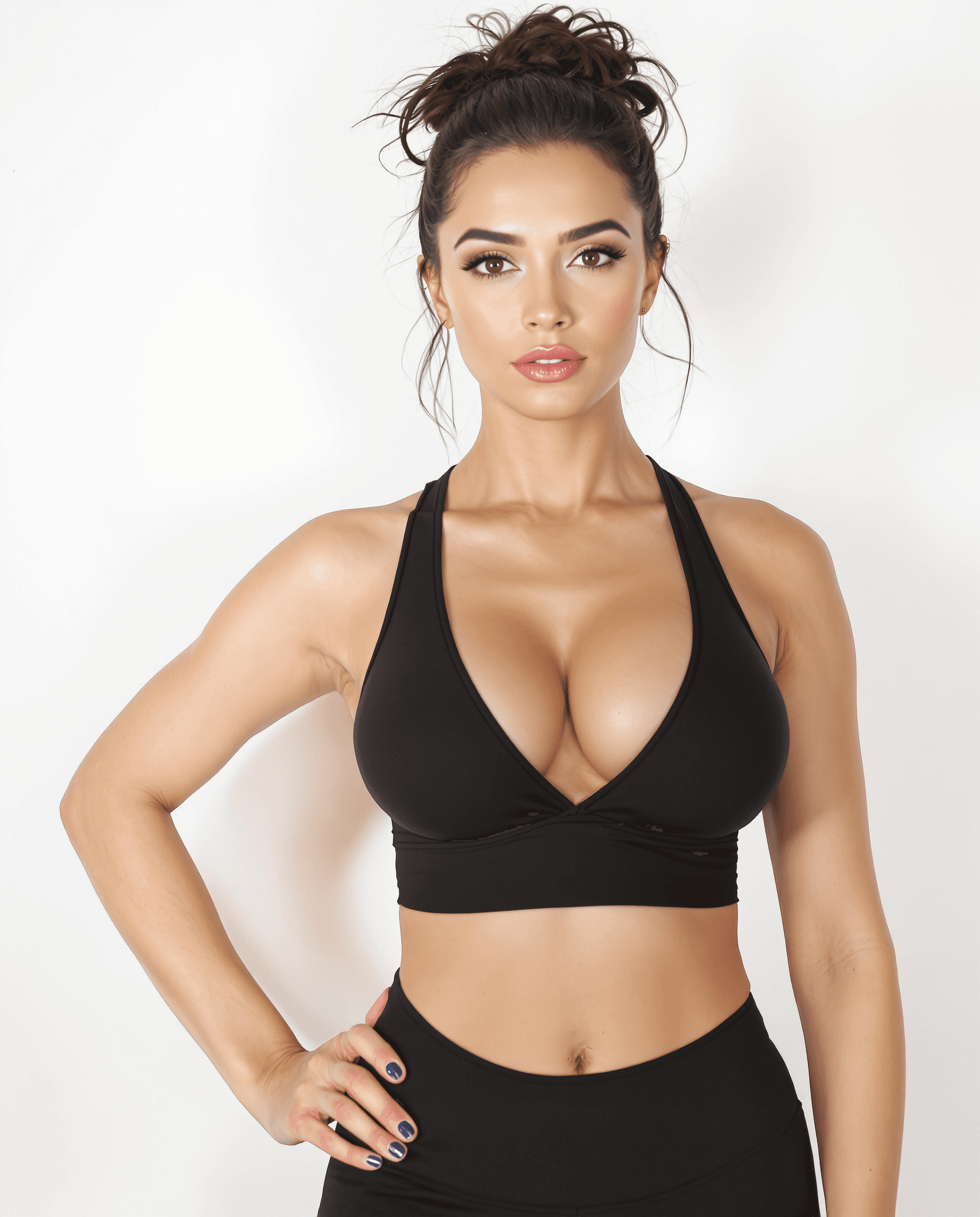 AI generated: "A hyper-realistic, ultra-detailed full-body, head-to-toe portrait of a stunning British woman with ...