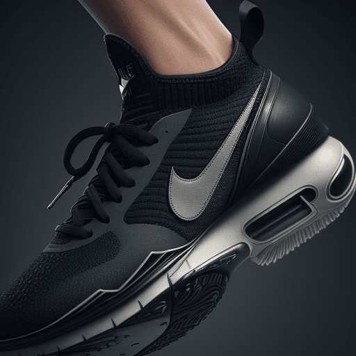 AI generated: Exceptionally detailed Nike sneaker design inspired by Richie McAll, crafted with meticulous precisi...