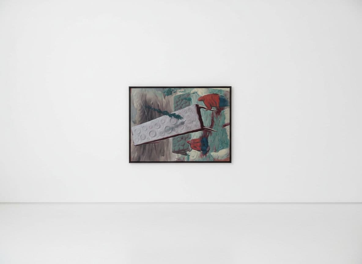 AI generated: turn this image into a whitewall gallery studio photo, close to the frame, just the painting